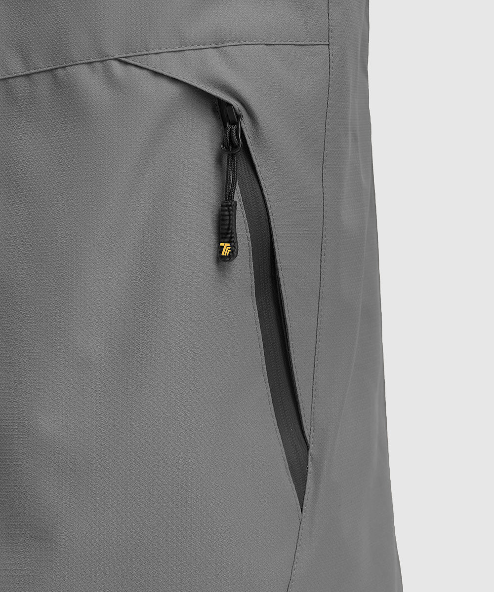 Men's Water Resistant Skiing Windbreaker Hooded Jacket