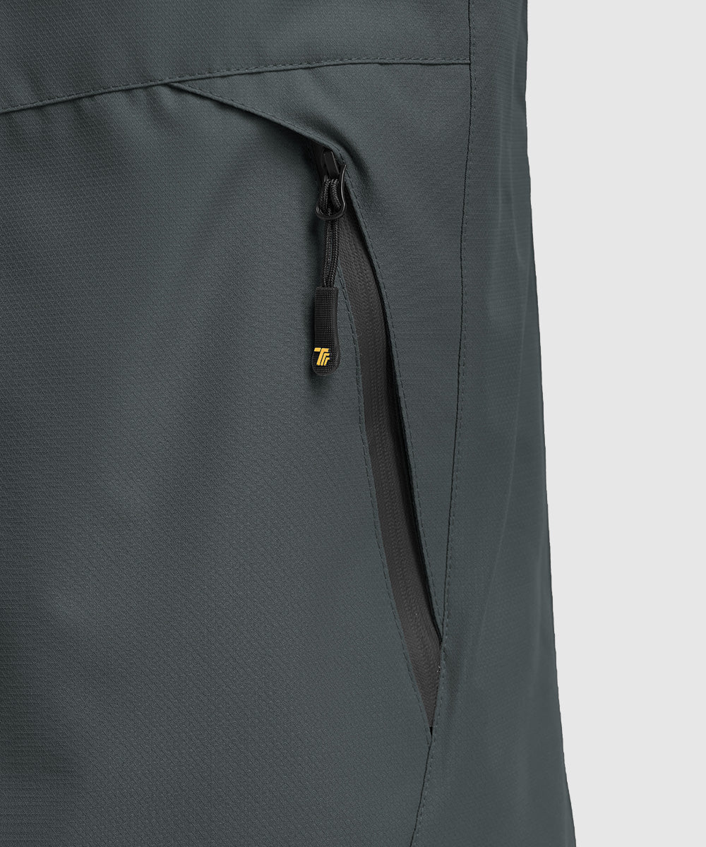 Men's Water Resistant Skiing Windbreaker Hooded Jacket