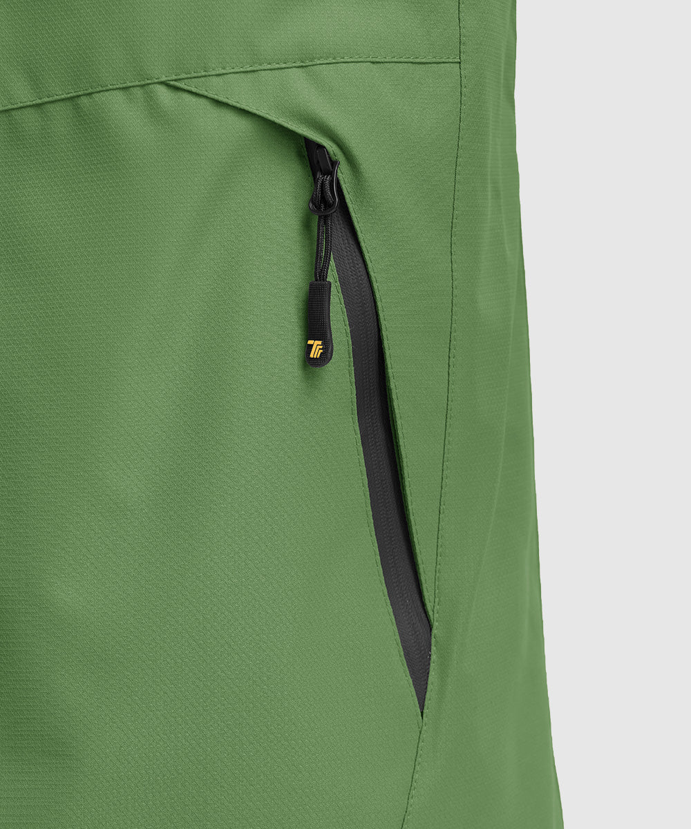 Men's Water Resistant Skiing Windbreaker Hooded Jacket