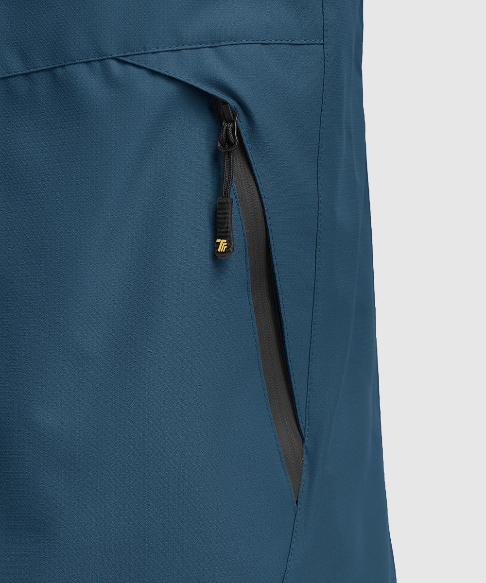 Men's Water Resistant Skiing Windbreaker Hooded Jacket