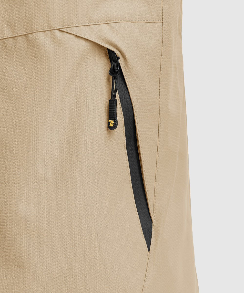 Men's Water Resistant Skiing Windbreaker Hooded Jacket