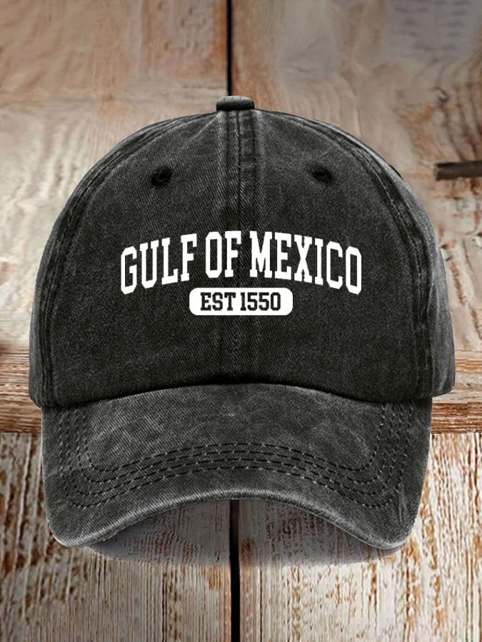 Gulf Of Mexico Printed Casual Baseball Cap