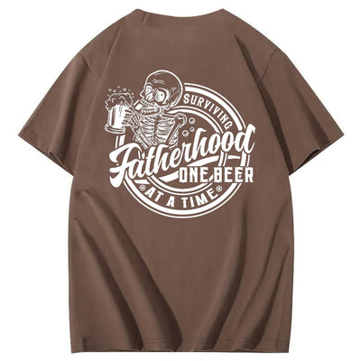 Surviving Fatherhood One Beer At A Time T-Shirt