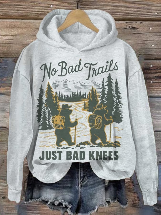 Women's Fun Hiking Print Sweatshirt