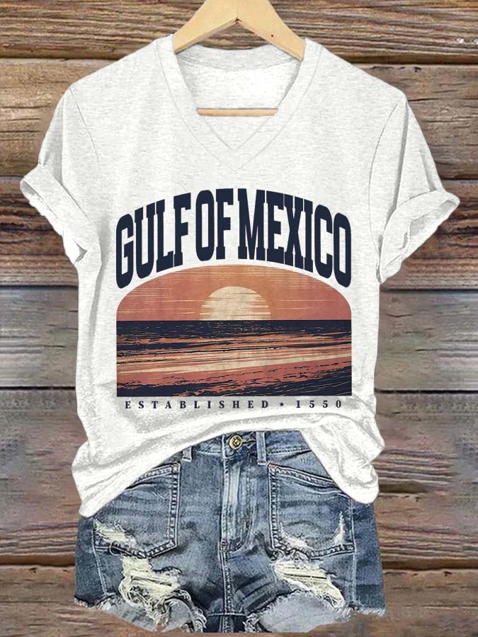 Women's Gulf Of Mexico Printed T-Shirt