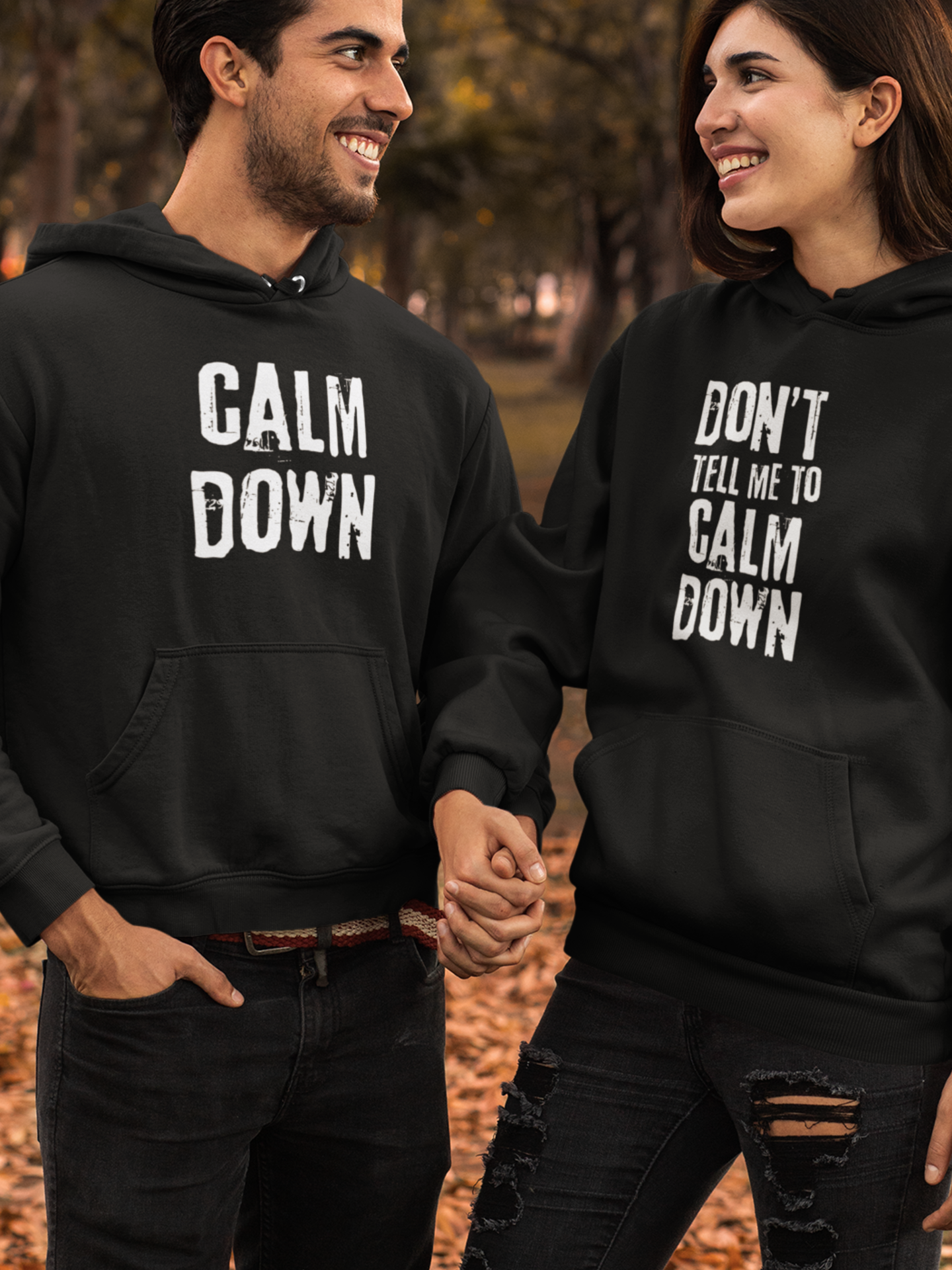 Hoodie , DONT TELL ME TO CALM DOWN