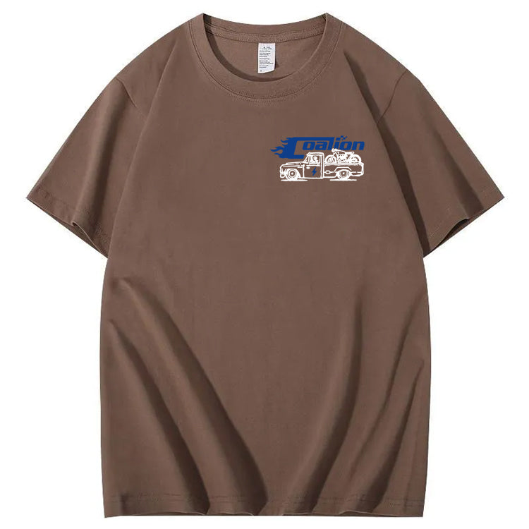 Dad's Garage Full Service If It's Broke We'll Fix It Printed Men's T-shirt