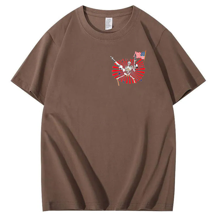 WTF It's A Klometer Pattern Print 100%Cotton T-Shirt