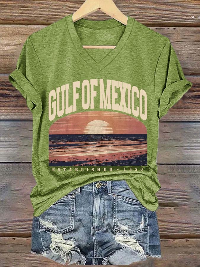 Women's Gulf Of Mexico Printed T-Shirt