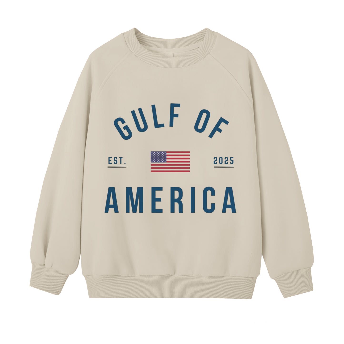 Women's Gulf Of America Art Pattern Print Sweatshirt