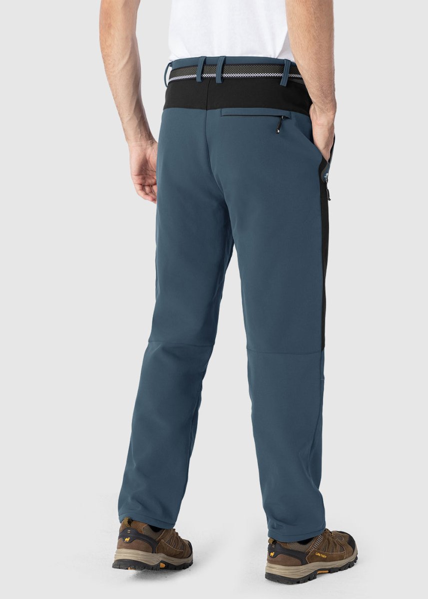 Men's Insulated Water Resistant Warm Fleece Lined Ski Pants
