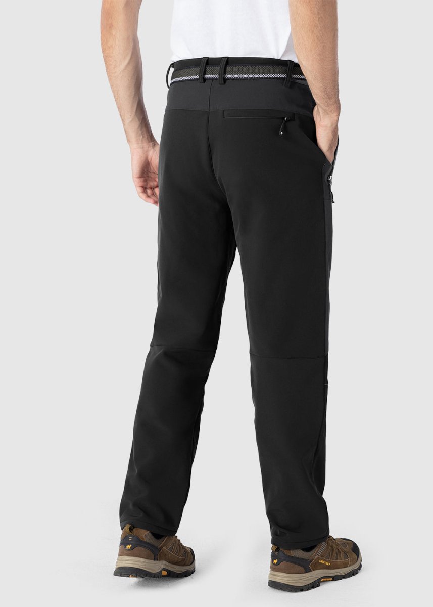 Men's Insulated Water Resistant Warm Fleece Lined Ski Pants