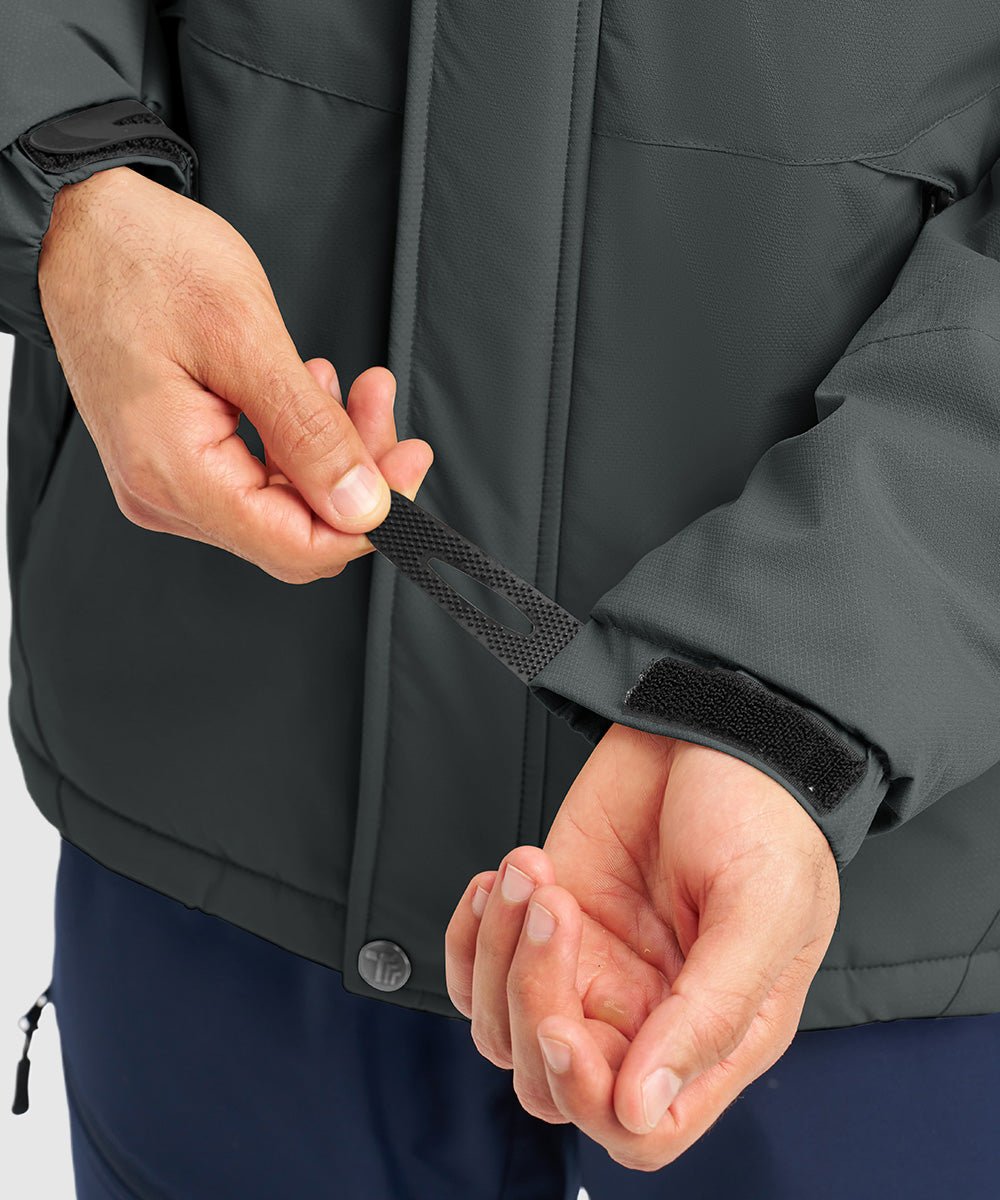 Men's Water Resistant Skiing Windbreaker Hooded Jacket