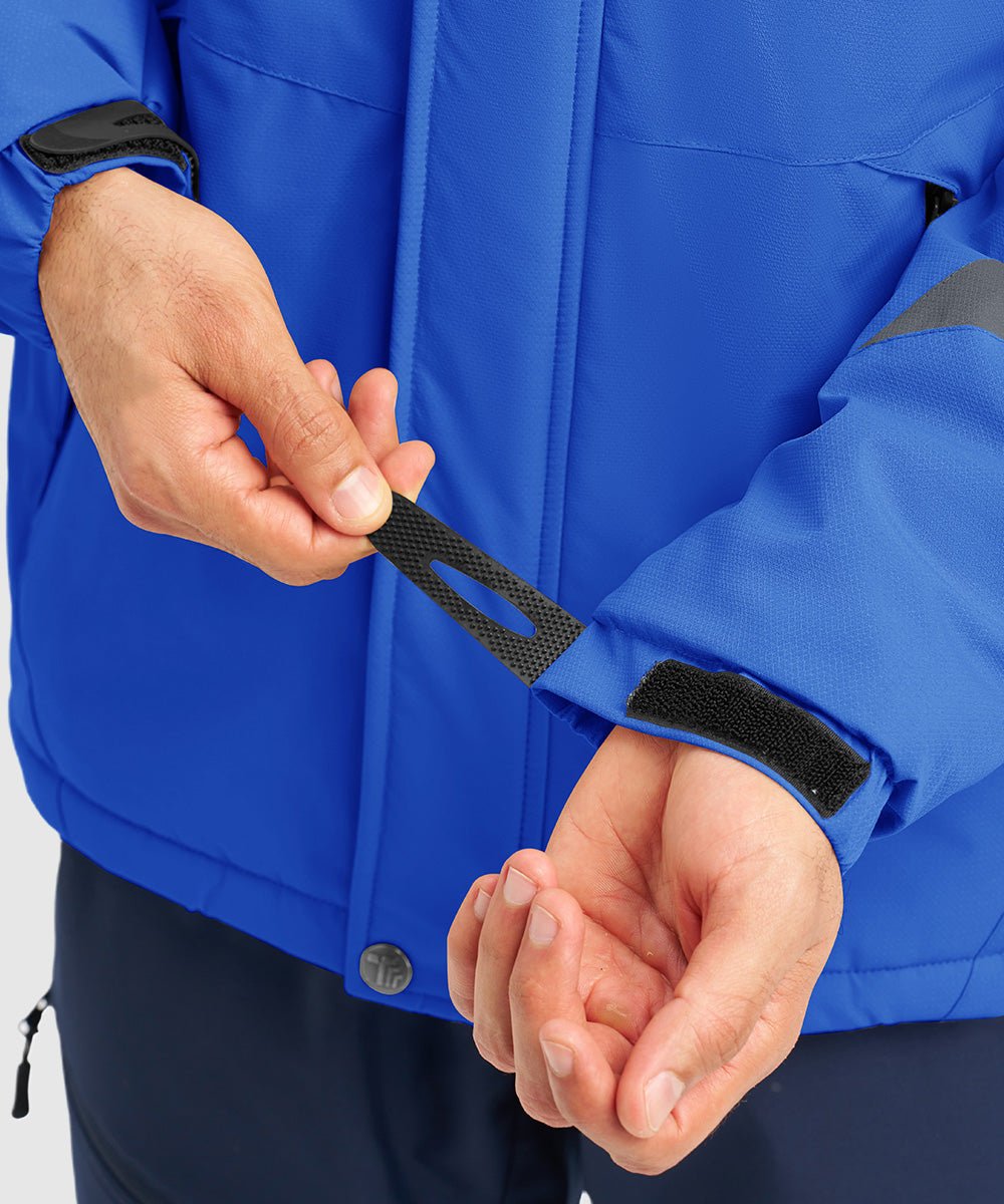 Men's Water Resistant Skiing Windbreaker Hooded Jacket