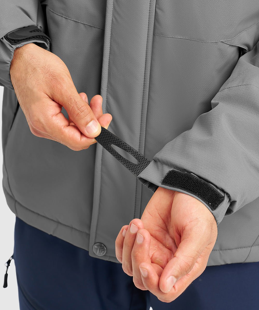 Men's Water Resistant Skiing Windbreaker Hooded Jacket