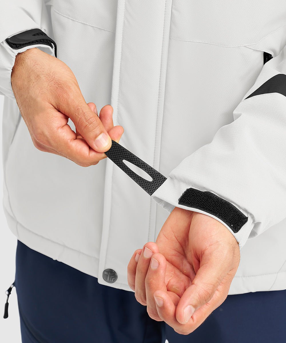 Men's Water Resistant Skiing Windbreaker Hooded Jacket