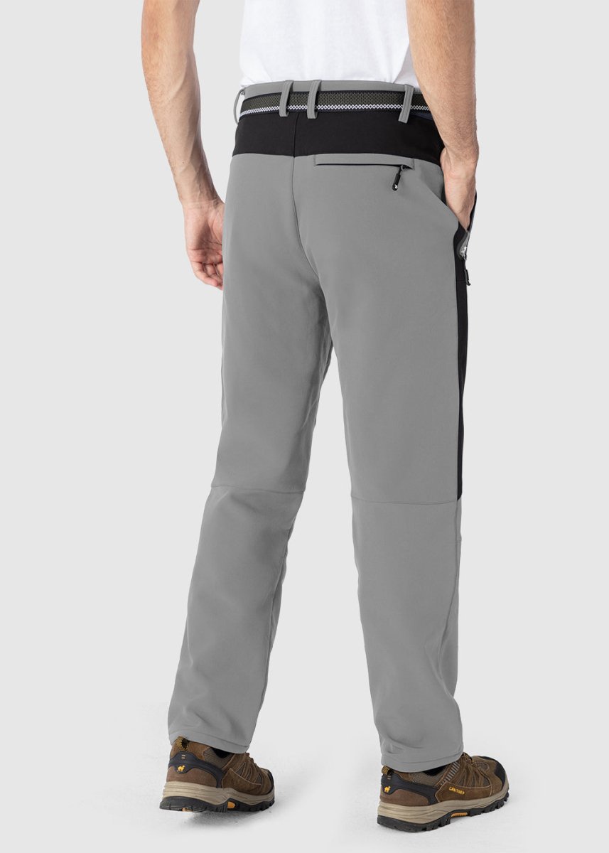 Men's Insulated Water Resistant Warm Fleece Lined Ski Pants