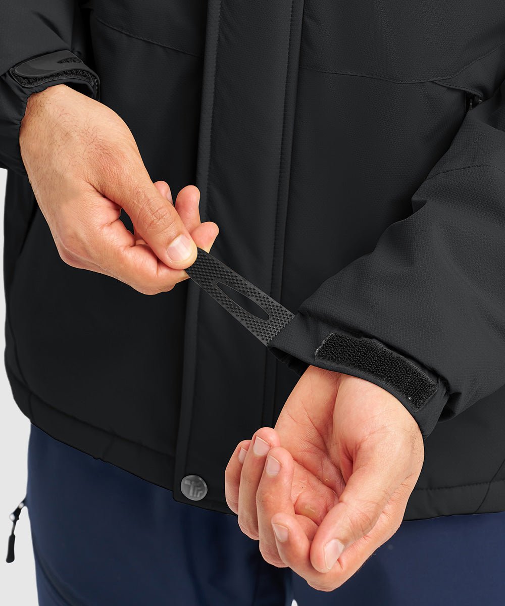 Men's Water Resistant Skiing Windbreaker Hooded Jacket