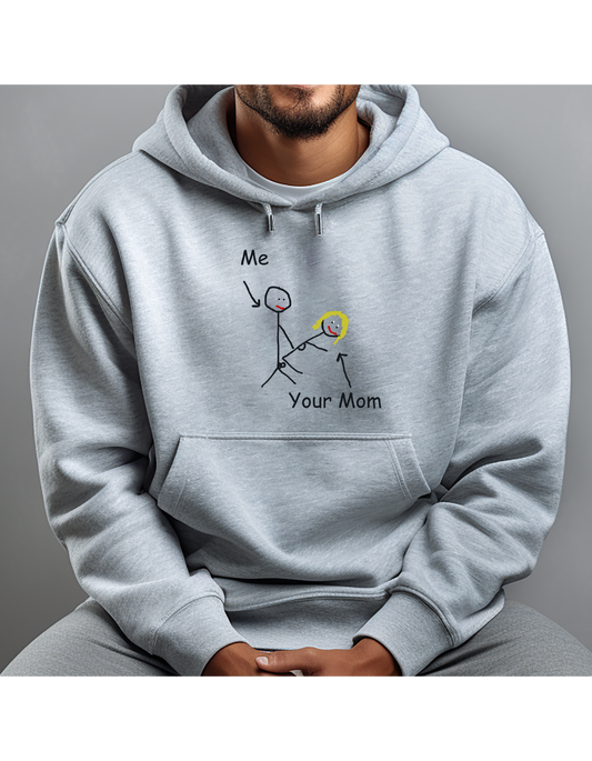 Hoodie, ME, YOUR MOM STICK FIGURES