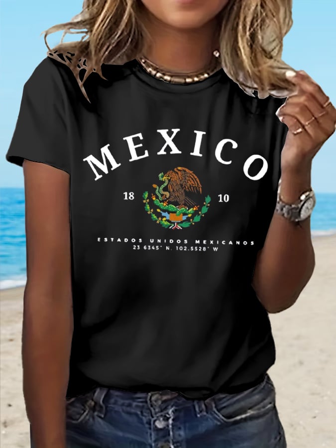Women's Mexico Print T-Shirt