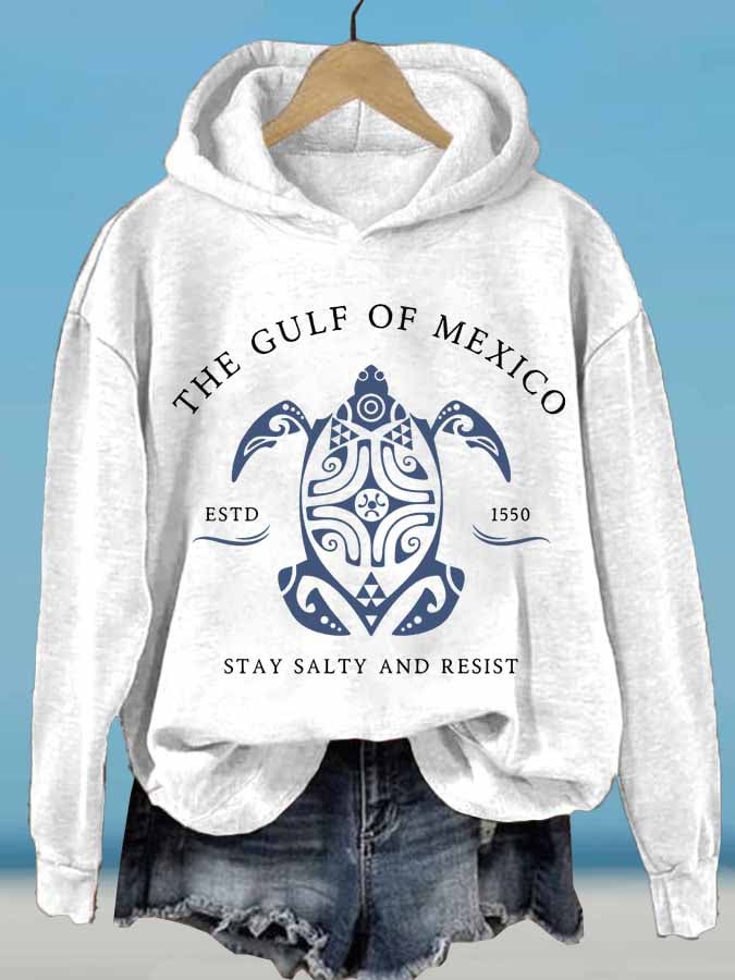 Women's Gulf Of Mexico Printed Sweatshirt