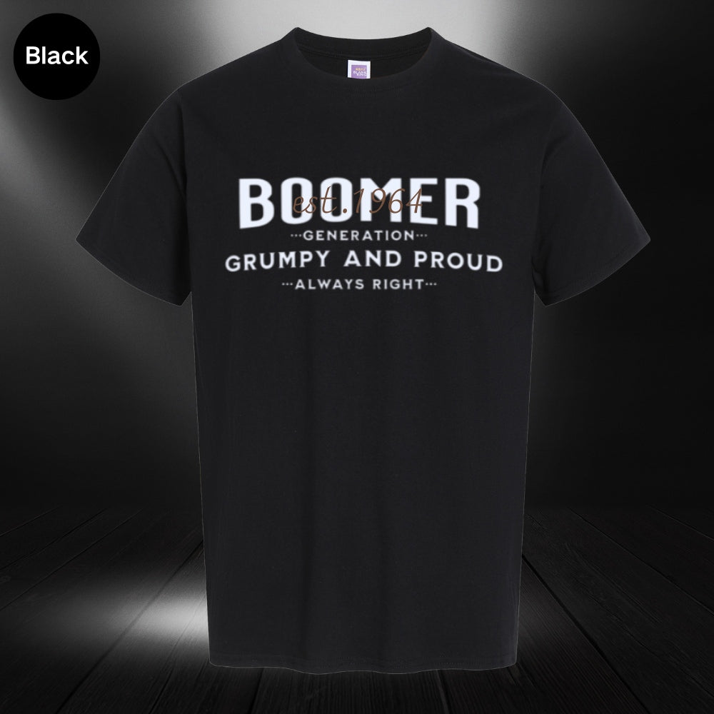 Boomer shirt, Funny shirt, Boomer generation, Birthday gift, Dad gift, Grandpa gift, Dad birthday gift Custom EST