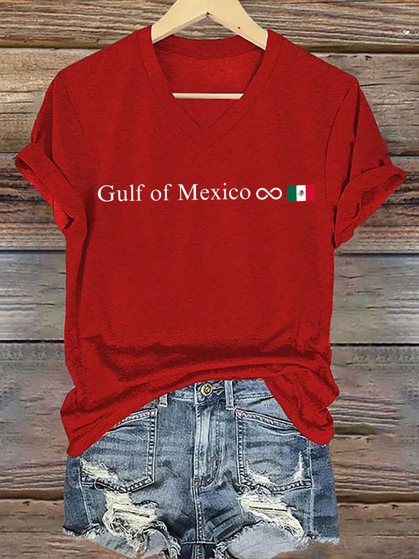 Women's Gulf Of Mexico Printed Short-Sleeved T-Shirt