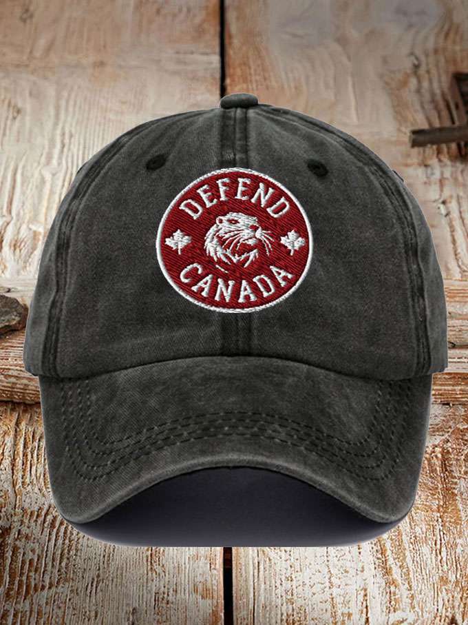 Unisex Defend Canada Beaver Printed Hat
