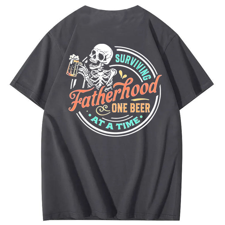 Surviving Fatherhood One Beer At A Time T-Shirt