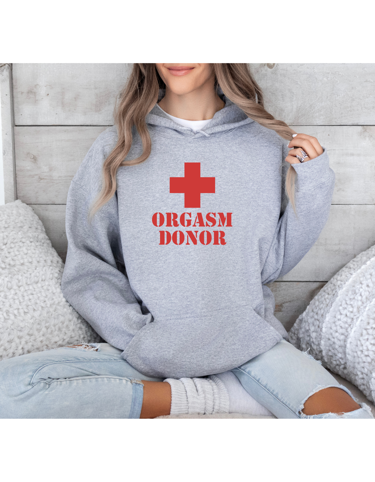 Hoodie, ORGASM DONOR