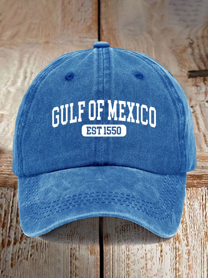 Gulf Of Mexico Printed Casual Baseball Cap