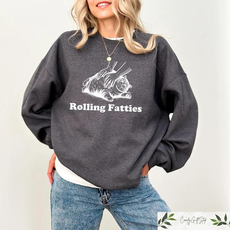 Rolling Fatties Cat T-Shirt/Sweatshirt/Hoodie