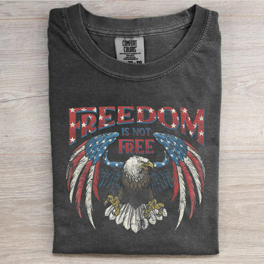 Red 4th Of July Distressed T-shirt