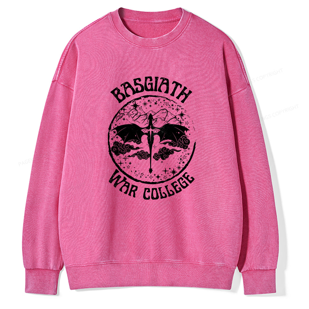 Pagewing Fouth Wings Unisex Washed Sweatshirt