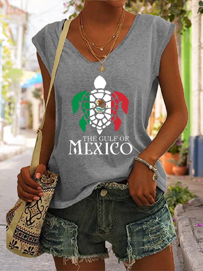 Women's Gulf of Mexico Print Tank Top
