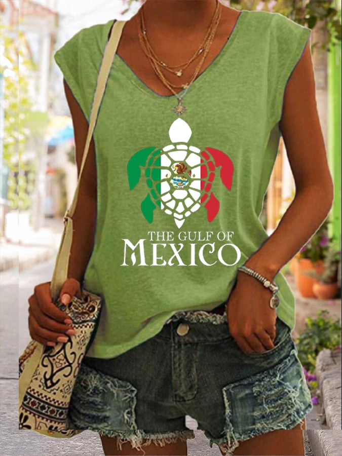 Women's Gulf of Mexico Print Tank Top