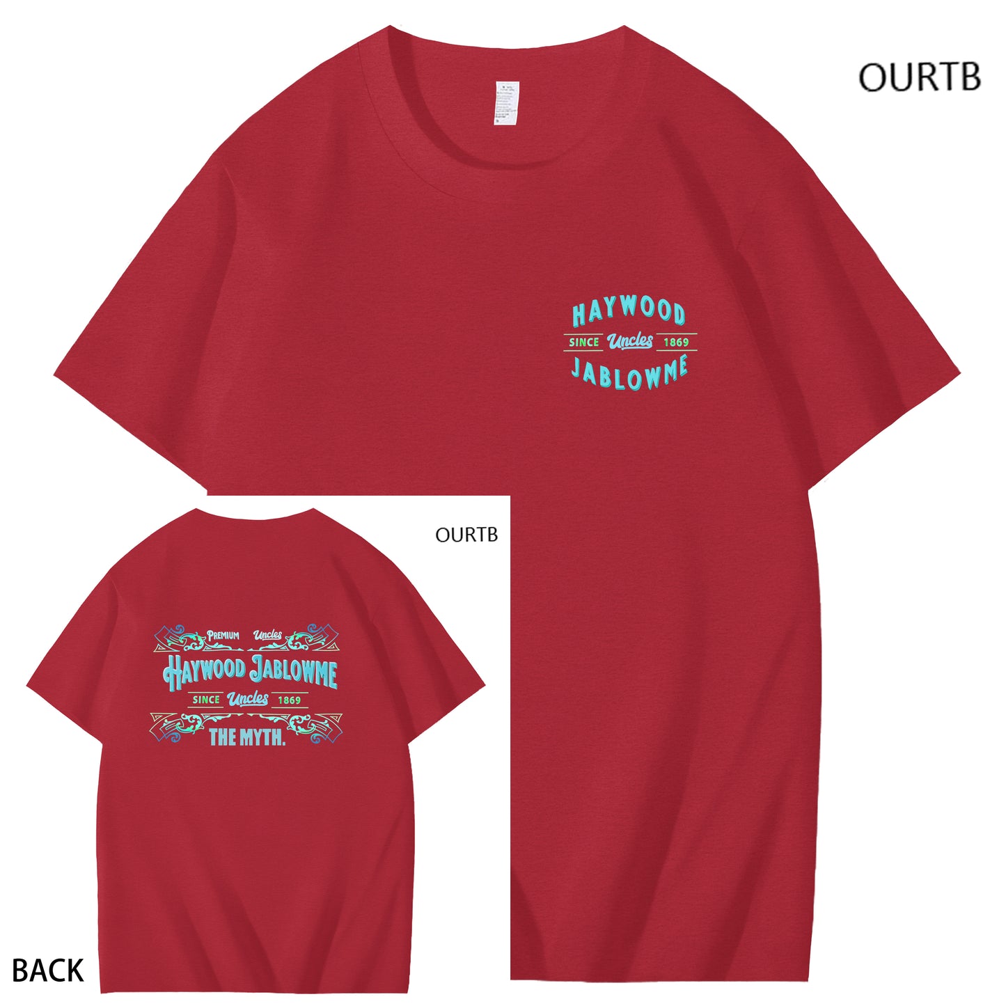 Premium Uncles Haywood Jablowme Since 1869 Uncles The Math Funny Adult Art Pattern Print T-Shirt