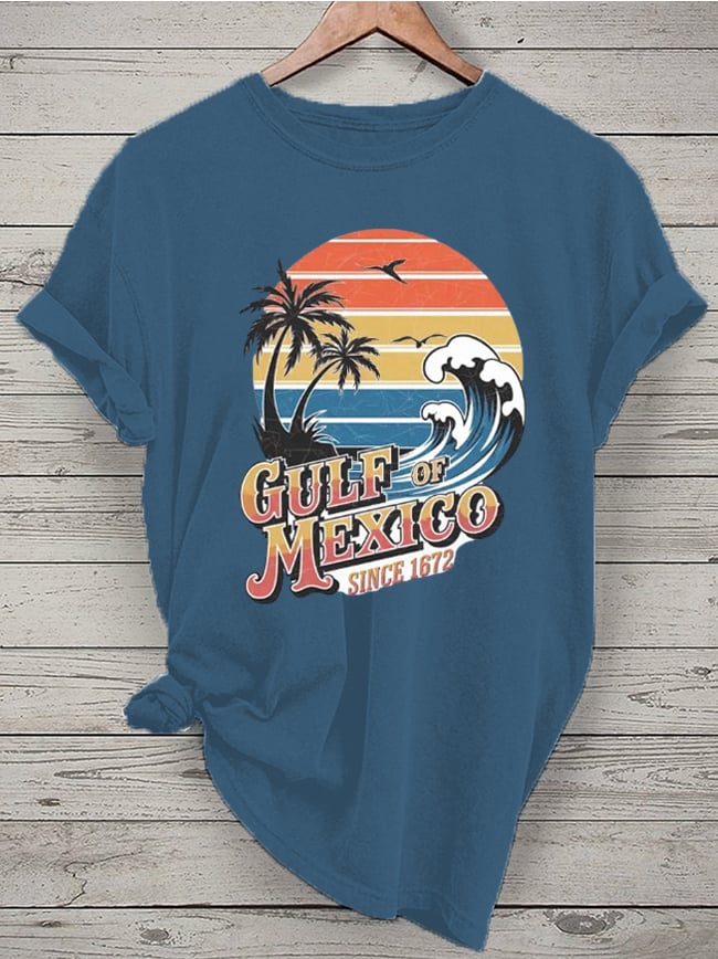 Women's Gulf of Mexico Printed Short-Sleeved T-Shirt