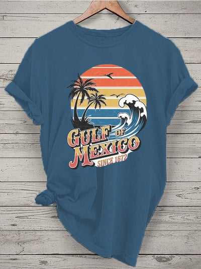 Women's Gulf of Mexico Printed Short-Sleeved T-Shirt