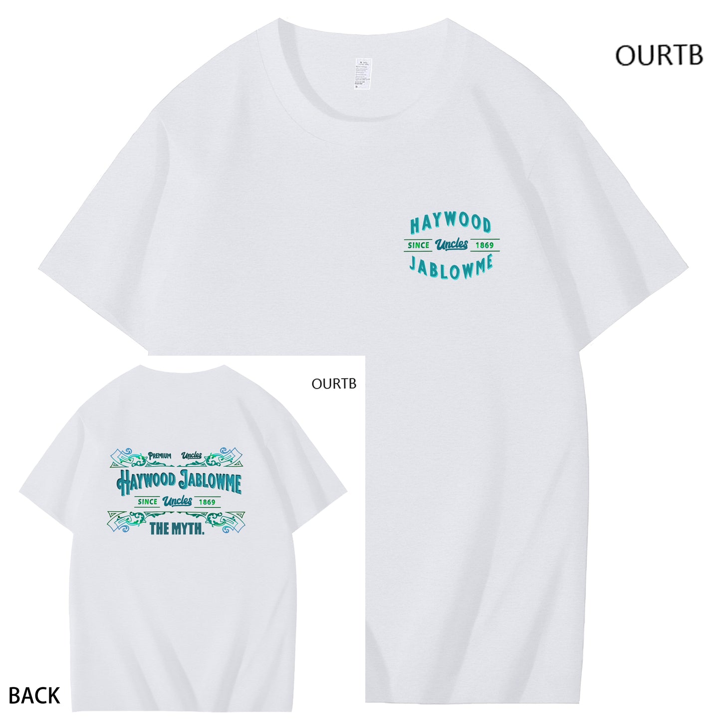 Premium Uncles Haywood Jablowme Since 1869 Uncles The Math Funny Adult Art Pattern Print T-Shirt