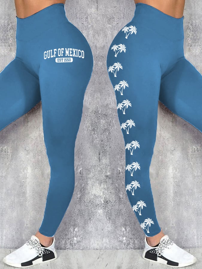 Women's Gulf Of Mexico Print Leggings
