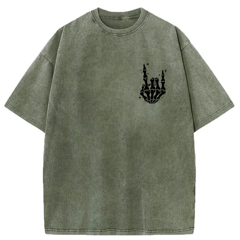 Just A Dad Who Always Came Back With The Milk Washed T-Shirt