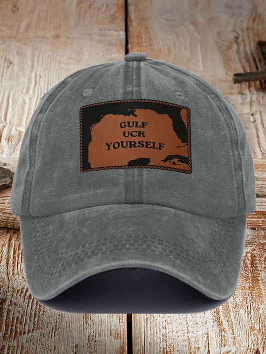 Unisex Mexico Gulf Uck Yourself Printed Hat