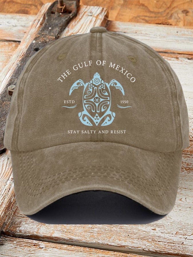 Gulf Of Mexico Print Baseball Cap