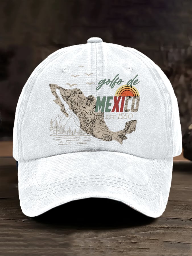 Gulf Of Mexico Printed Casual Baseball Cap