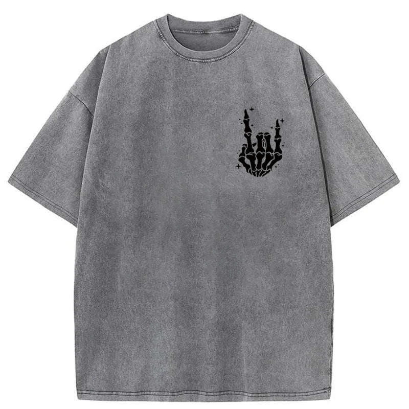 Just A Dad Who Always Came Back With The Milk Washed T-Shirt