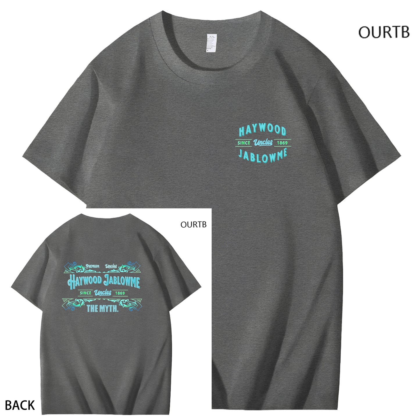 Premium Uncles Haywood Jablowme Since 1869 Uncles The Math Funny Adult Art Pattern Print T-Shirt