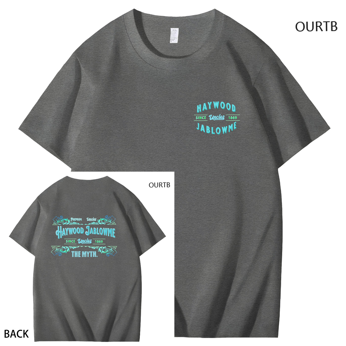 Premium Uncles Haywood Jablowme Since 1869 Uncles The Math Funny Adult Art Pattern Print T-Shirt