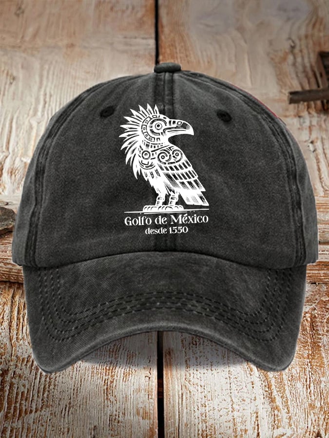 Unisex Gulf of Mexico Print Baseball Cap