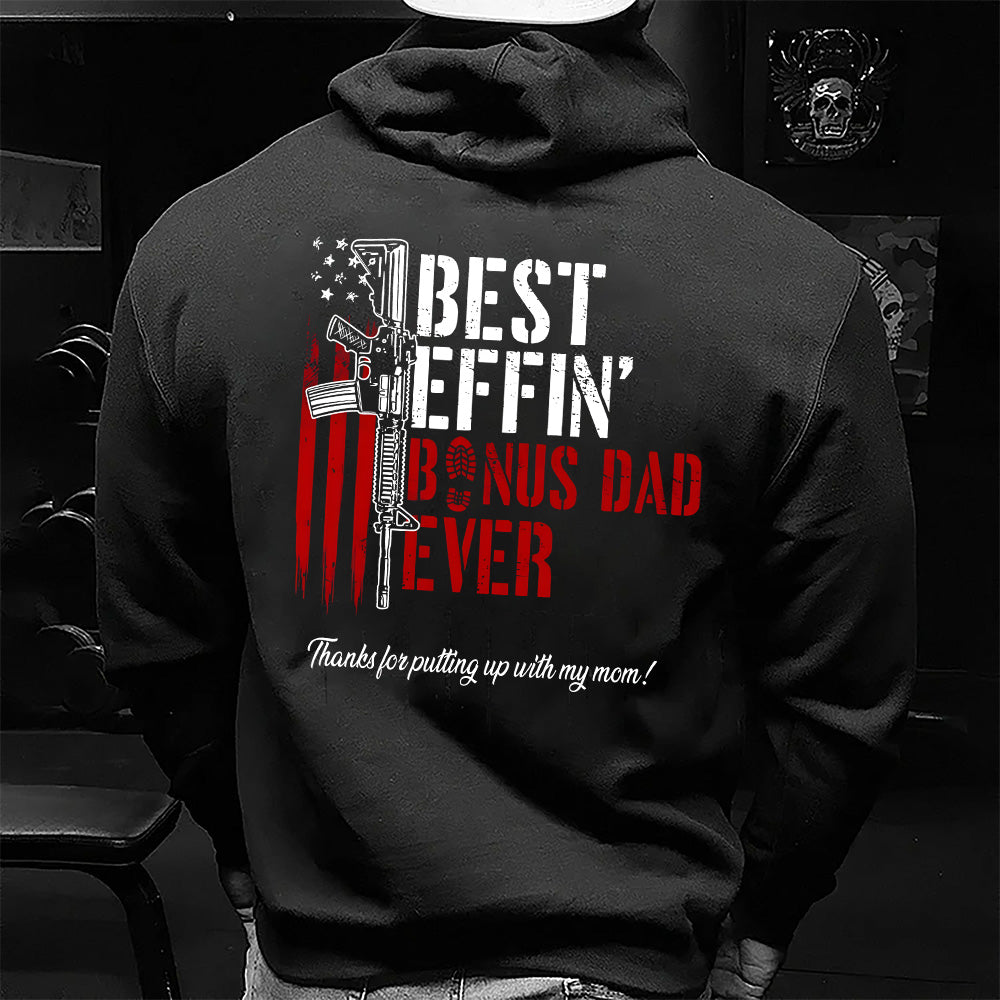 Effin’ Bonus Dad Ever Vintage T-Shirt, Funny Stepdad Shirt, Father’s Day Gift, Bonus Dad Appreciation Tee, Classic T-Shirt, Menswear Top